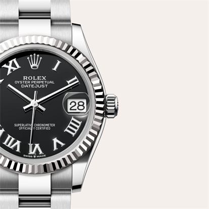 Datejust 31, Oyster, 31 mm, Oystersteel and white gold watch