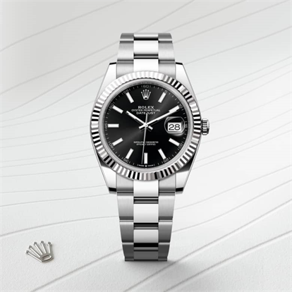 Datejust 41, Oyster, 41 mm, Oystersteel and white gold watch