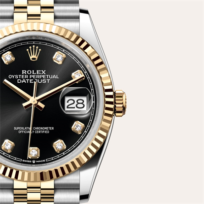 Datejust 36, Oyster, 36 mm, Oystersteel and yellow gold watch
