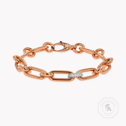 Mini Havana 0.43ct Diamond Bracelet in 18ct Rose & White Gold