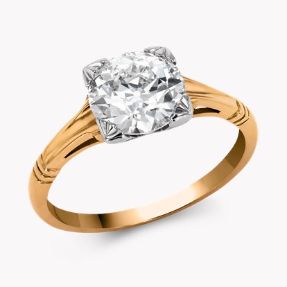 Old Cut 1.78ct Diamond Solitaire Ring