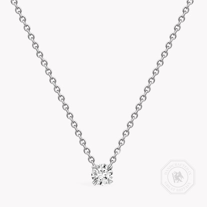 Windsor Botswana Diamond Pendant 0.32ct in 18ct White Gold
