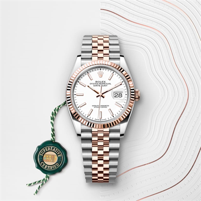 Datejust 36, Oyster, 36 mm, Oystersteel and Everose gold watch
