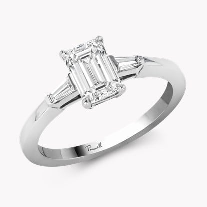 Emerald Cut Diamond Ring