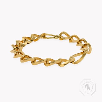 Open Link Gold Chain Bracelet