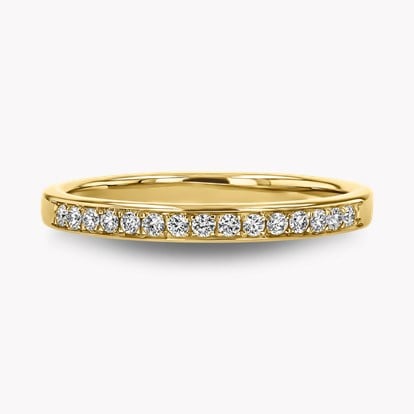 Brilliant Cut Diamond Half Eternity Ring