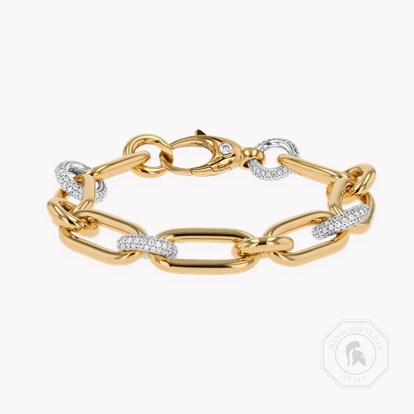 Havana 2.58ct Diamond Bracelet in 18ct Yellow & White Gold