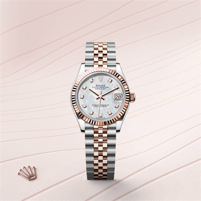 Datejust 31, Oyster, 31 mm, Oystersteel and Everose gold watch