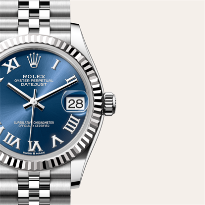 Datejust 31, Oyster, 31 mm, Oystersteel and white gold watch