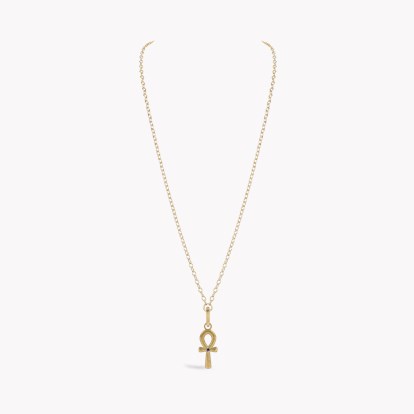 Ankh Cross Tanzanite Pendant Charm