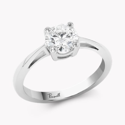 Brilliant Cut 0.86ct Diamond Solitaire Ring