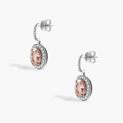 Masterpiece 2.08ct Pink Diamond Drop Earrings
