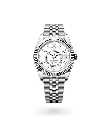 Rolex Sky-Dweller Oyster, 42 mm, Oystersteel and white gold