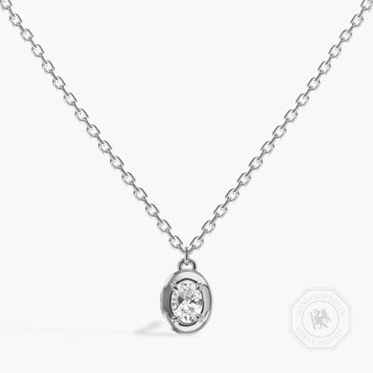 Skimming Stone 0.52ct Diamond Pendant