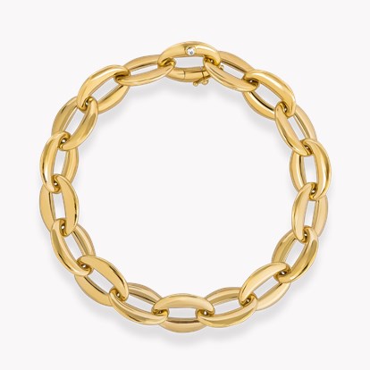Valkyrie 0.066ct Diamond Oval Chain Link Small Bracelet
