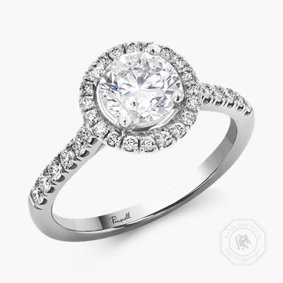 Brilliant Cut Diamond Cluster Ring