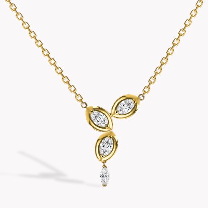 Skimming Stone 1.61ct Diamond Pendant in 18ct Yellow Gold