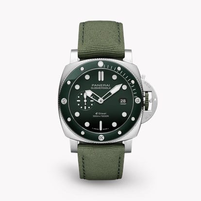 Panerai Submersible QuarantaQuattro ESteel™ Verde Smeraldo PAM01287