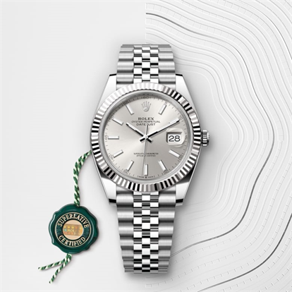 Datejust 41, Oyster, 41 mm, Oystersteel and white gold watch