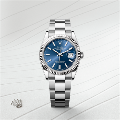 Datejust 36, Oyster, 36 mm, Oystersteel and white gold watch