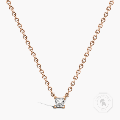 RockChic Diamond Solitaire Necklace