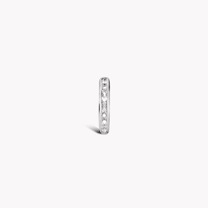 RockChic Diamond Hoop Earring 0.23ct in 18ct White Gold