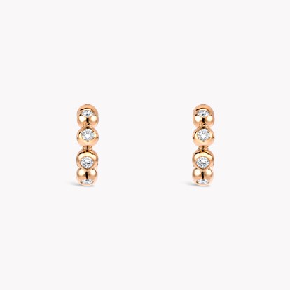 Bohemia Diamond Hoop Earrings