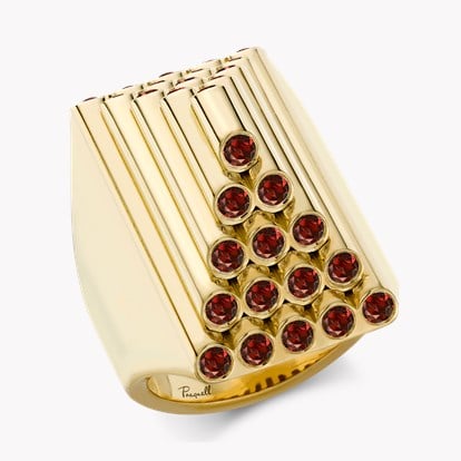 Eclipse 1.70ct Ruby Pyramid Ring in 18ct Yellow Gold 