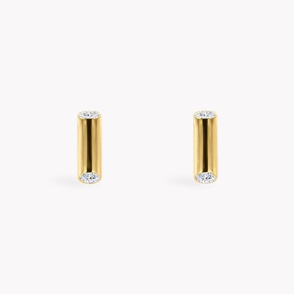Eclipse 0.15ct Mini Diamond Stud Earrings in 18ct Yellow Gold