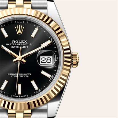 Datejust 41, Oyster, 41 mm, Oystersteel and yellow gold watch