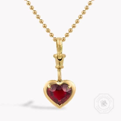 Skimming Stone 3.01ct Ruby Pendant