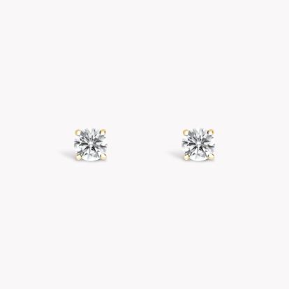 Diamond Stud Earrings 0.30ct in Yellow Gold