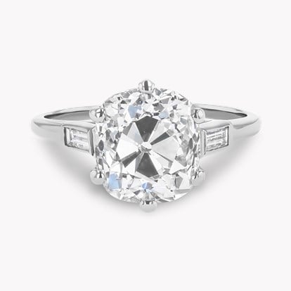 Art Deco Cartier Old Cut 3.01ct Diamond Ring