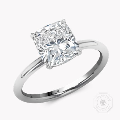 Cushion Cut 2.50ct Diamond Solitaire Ring