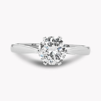 Brilliant Cut 0.97ct Diamond Solitaire Ring