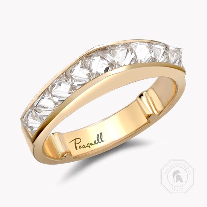RockChic 1.42ct Diamond Peaked Half Eternity Ring