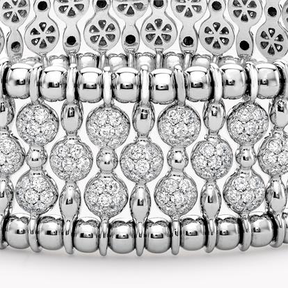 Bohemia Diamond Wide Bangle