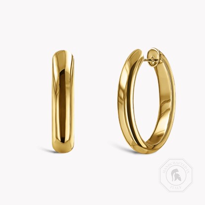 Yellow Gold Hoop Earrings