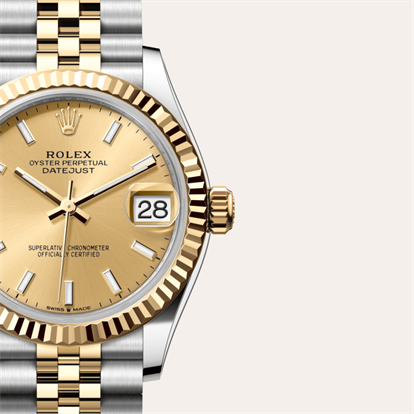 Datejust 31, Oyster, 31 mm, Oystersteel and yellow gold watch