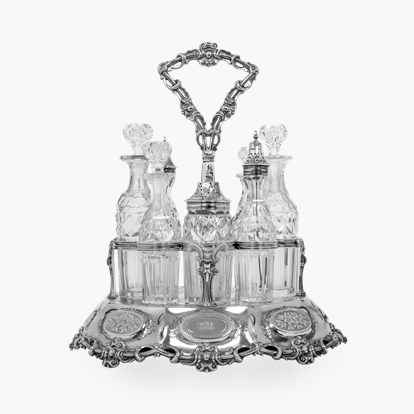 Silver Victorian Cruet George Angell, 1872