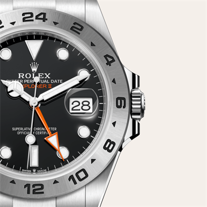 Explorer II, Oyster, 42 mm, Oystersteel watch