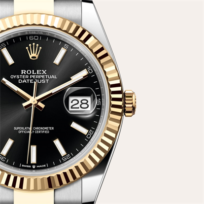 Datejust 41, Oyster, 41 mm, Oystersteel and yellow gold watch