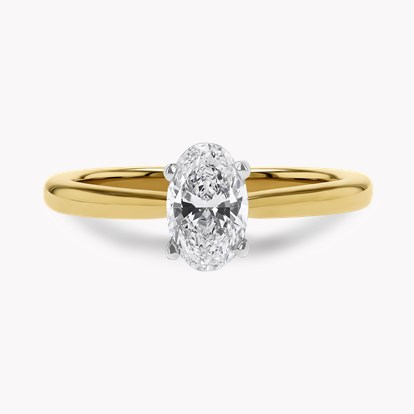 Gaia 0.70ct Oval Cut Diamond Ring