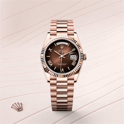 Day-Date 36, Oyster, 36 mm, Everose gold watch