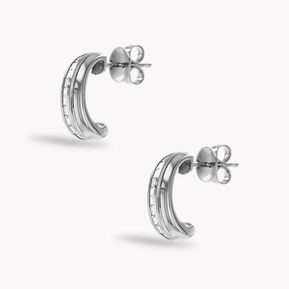Manhattan 0.49ct Single Row Diamond Huggie Earrings