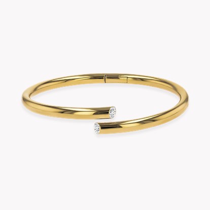 Eclipse Spring Bangle 0.36ct in 18ct Yellow Gold