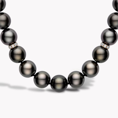 Black Tahitian Pearl Necklace