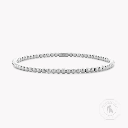 Bohemia Plain Bangle in 18ct White Gold