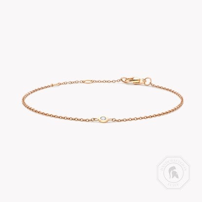 Sundance Diamond Bracelet 0.07ct in 18ct Rose Gold