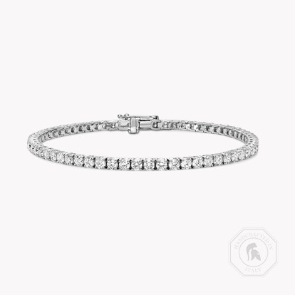 Brilliant Cut Diamond Line Bracelet